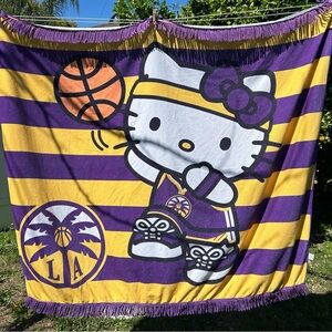 Hello Kitty x LA Sparks beach towel